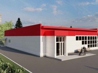 Магазин из сэндвич-панелей