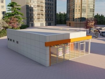 Магазин из сэндвич-панелей