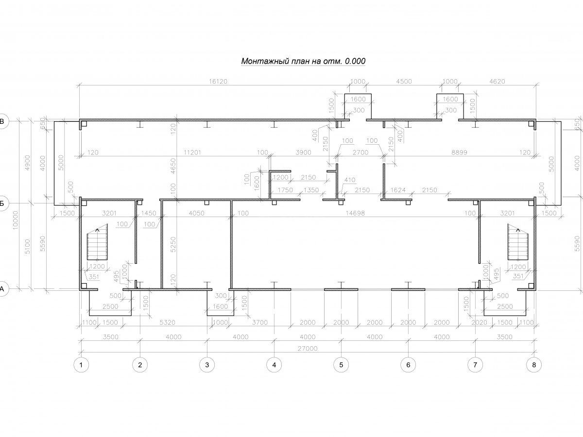 Планировка Административно-бытовой комплекс из сэндвич-панелей -  фото 2