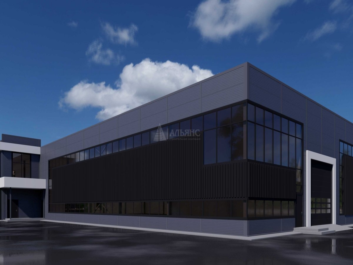 3D визуализация СТО из сэндвич панелей - фото 9