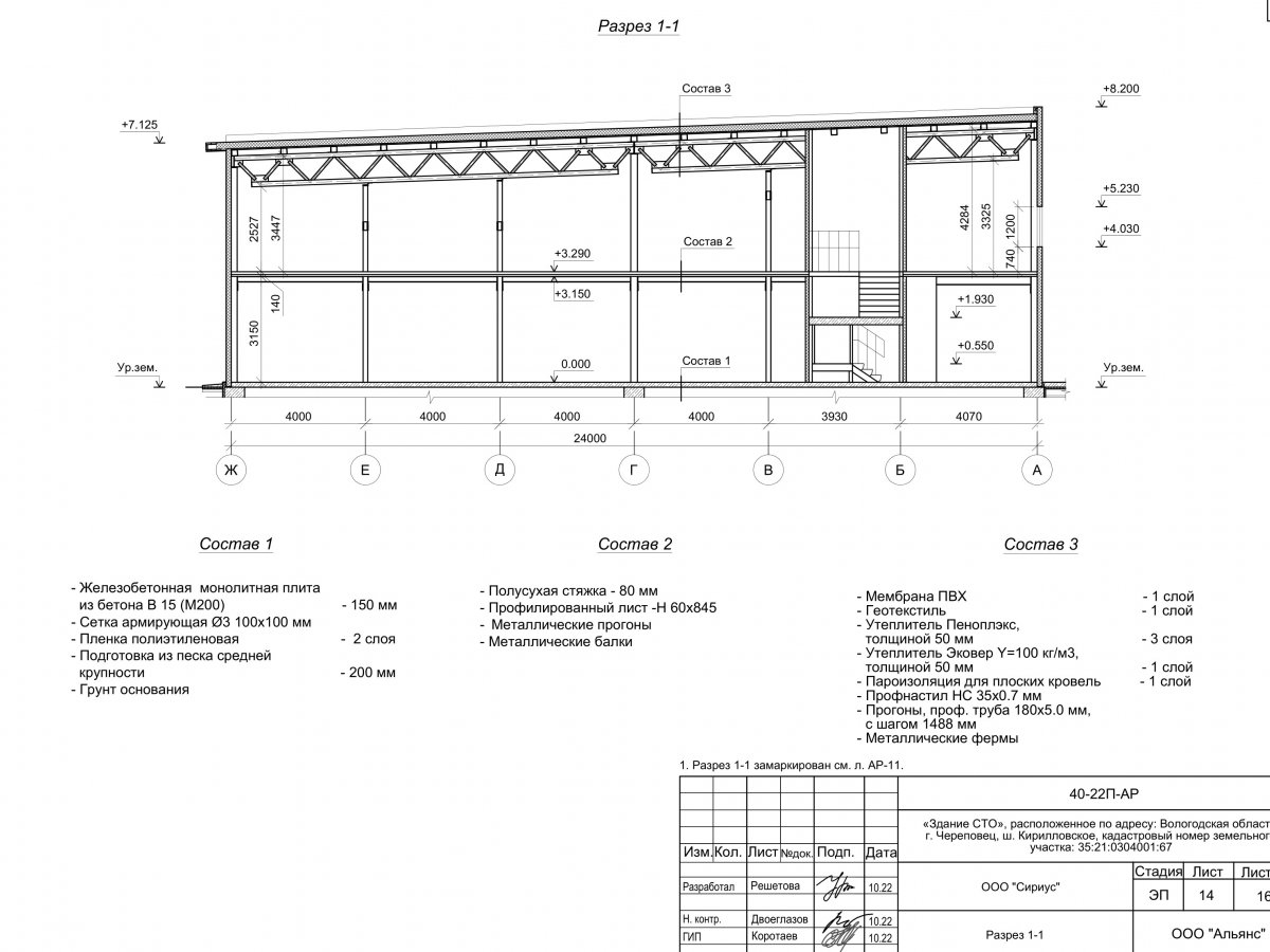Планировка СТО из сэндвич-панелей -  фото 5